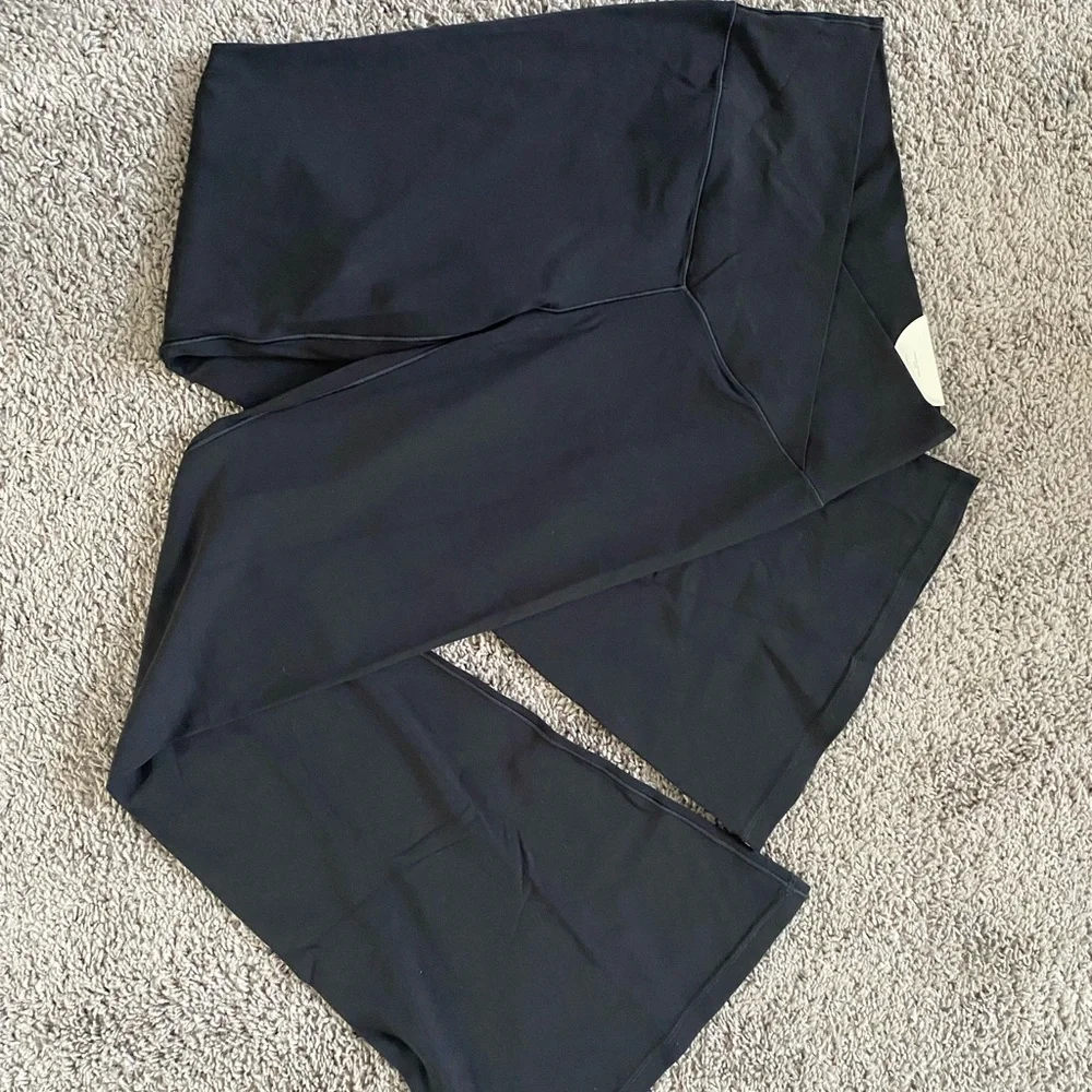 Aerie Black Crossover Flare Leggings - Picture 7 of 7
